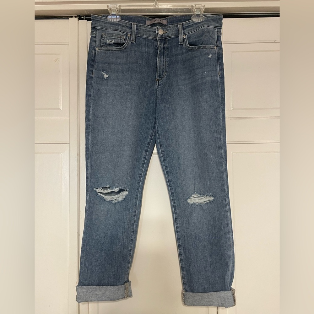 Joe's Jeans Medium Blue Straight Leg Denim